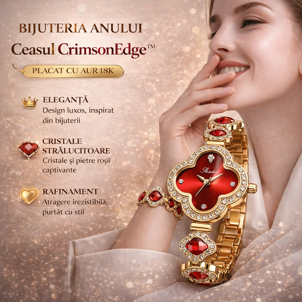 Bijuteria anului- Ceasul CrimsonEdge™