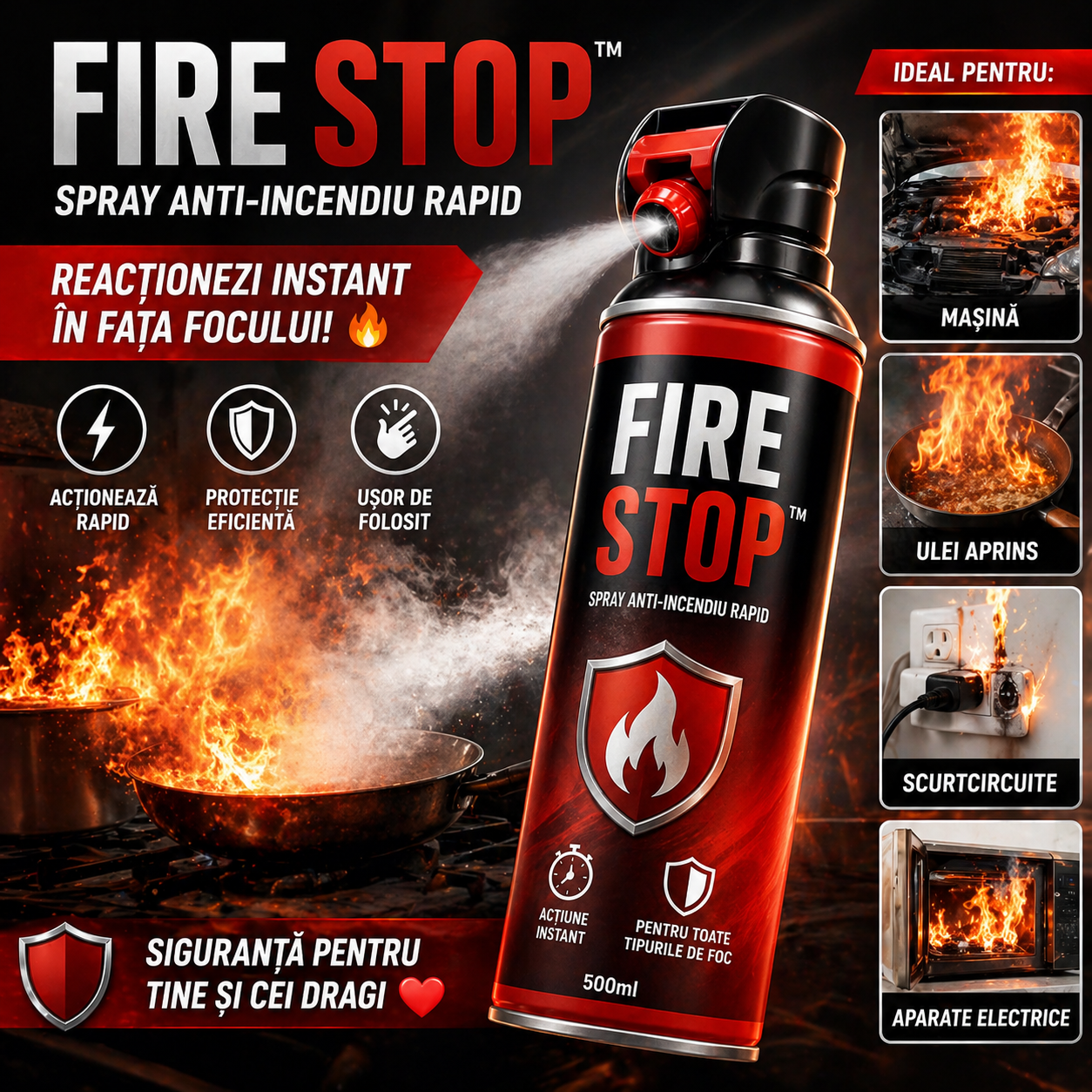 Spray Anti-Incendiu Rapid- FireStop™