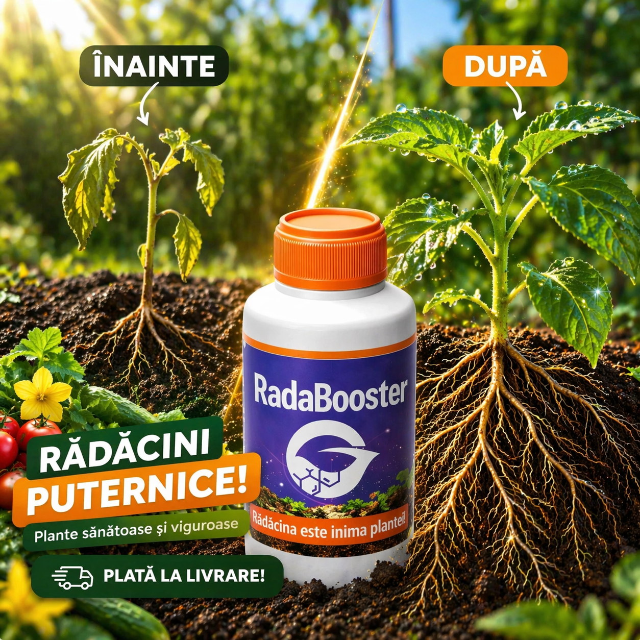 Soluție profesională pentru creșterea rădăcinilor- RadaBooster™