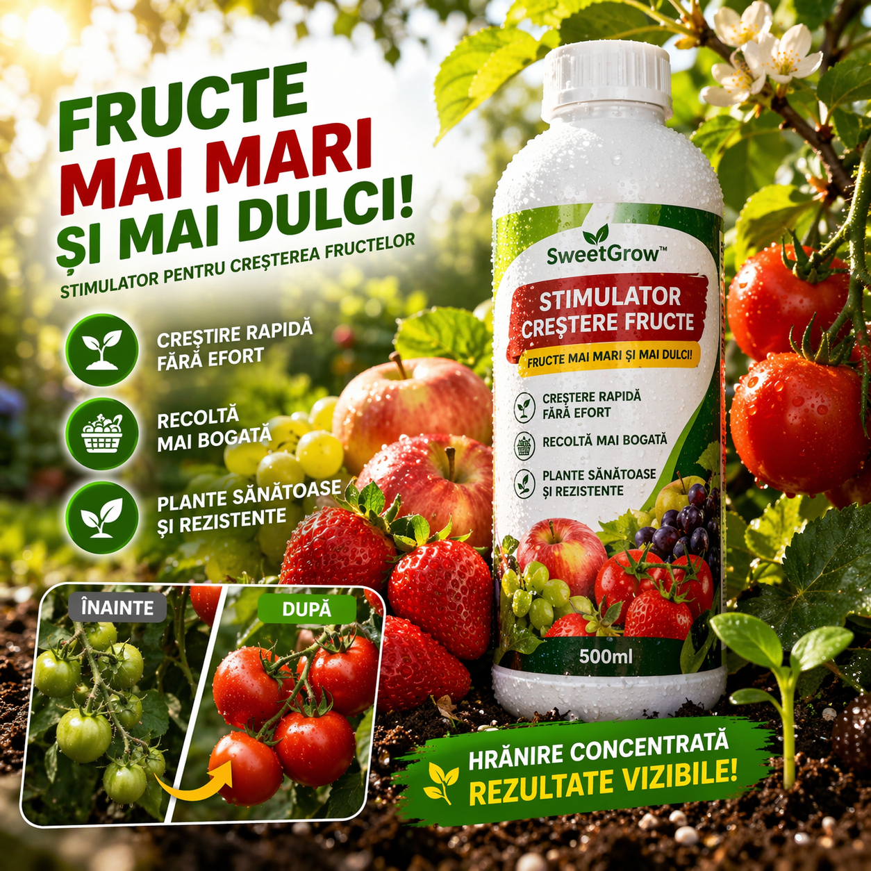 Stimulator Creștere Fructe- SweetGrow™